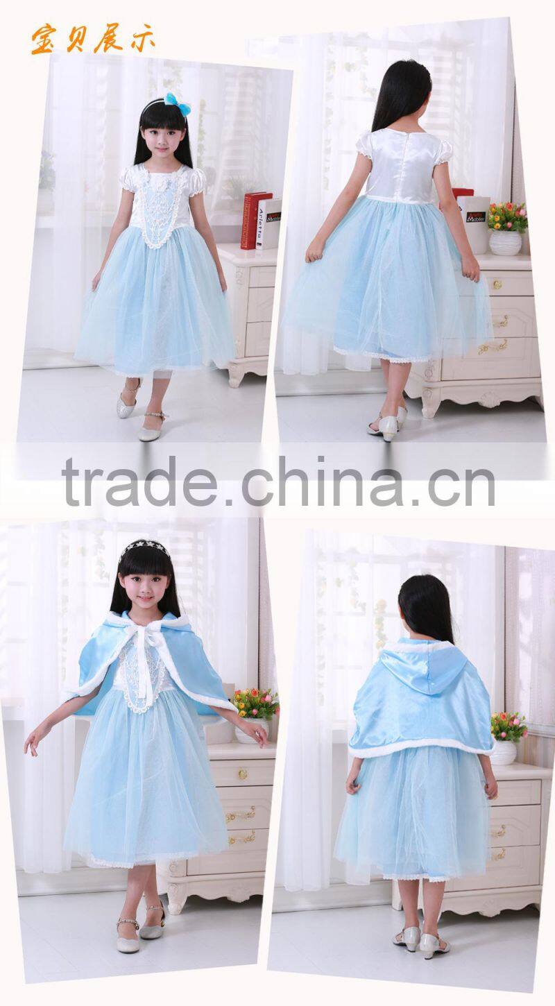 Hot Sale New Arrival Christmas Frozen Princess Dress For Girls