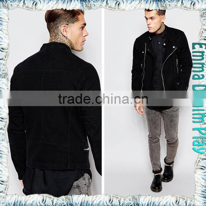 2016 Fashion Thin Denim Top Quality Cotton Long Sleeve Jackets for Men