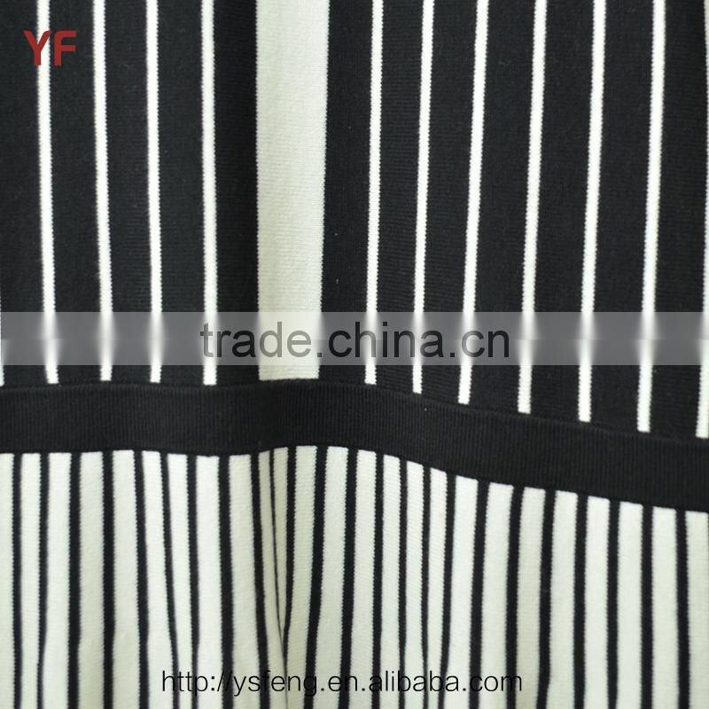 Latest Fashion Stripe Sweater Dress Designs For Women