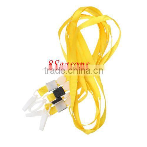 Yellow Terylene ID Card Neck Strap Lanyard 43cm