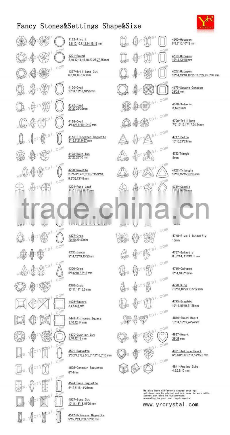 teardrop crystal beads crystal fancy stones for dresses