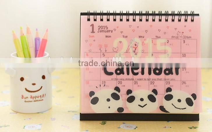 Cheap wholesale wall calendar/desk calendar/2015 calendar OEM printing