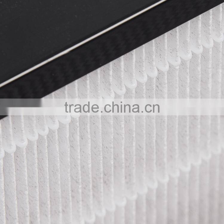 W shape hepa composed box type v-bank filter