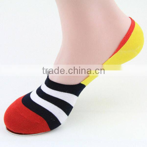 fancy cotton men boat socks