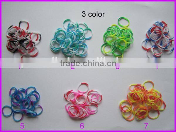 European top selling glow in the dark loom rubber bands