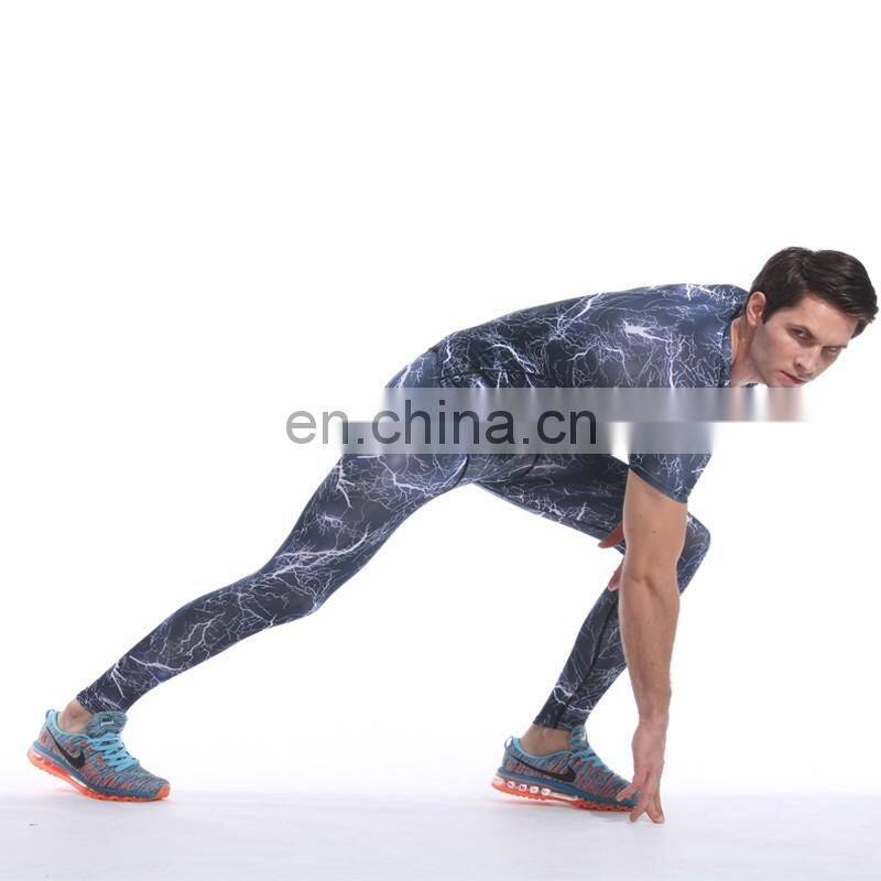 Free design wholesale men joggers compression men gym wear