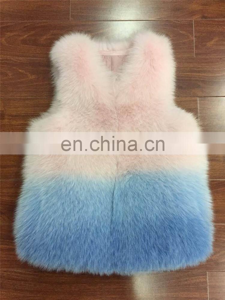2016 Winter Top Sell Women's Gilet Fashion Luxurious Real Fur Vest