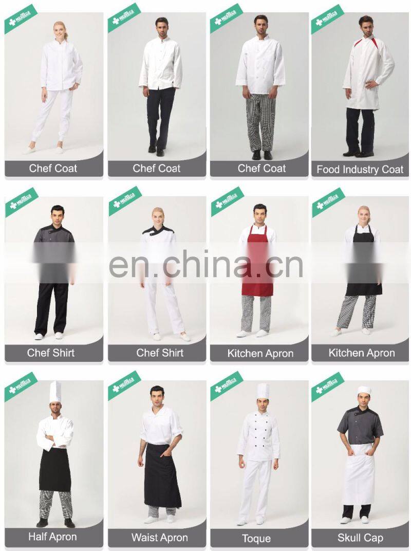 Fast Food Restaurant Uniform Designs For Men Chef Shirts White