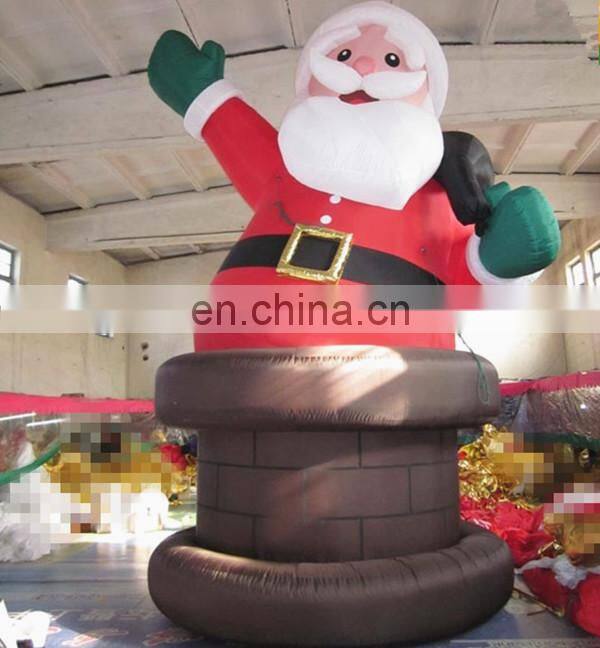 customized beautiful Hot selling inflatable Father Christmas,outdoor xmas inflatable Santa