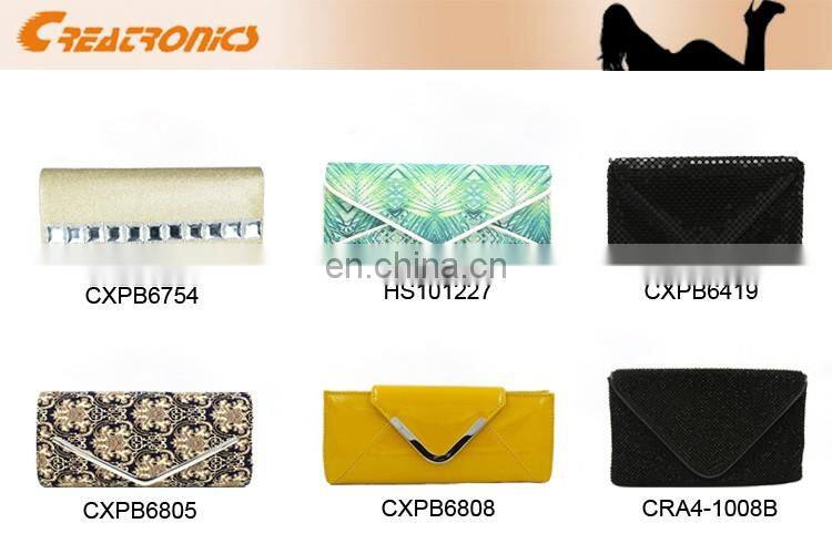 CR High reputation supplier aluminium material hot selling new design latest clutch purses