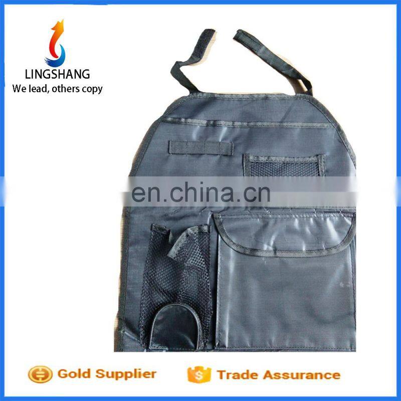 Wholesale car back seat organizer bag hanging travel storage bag multi - pockets car back seat bag