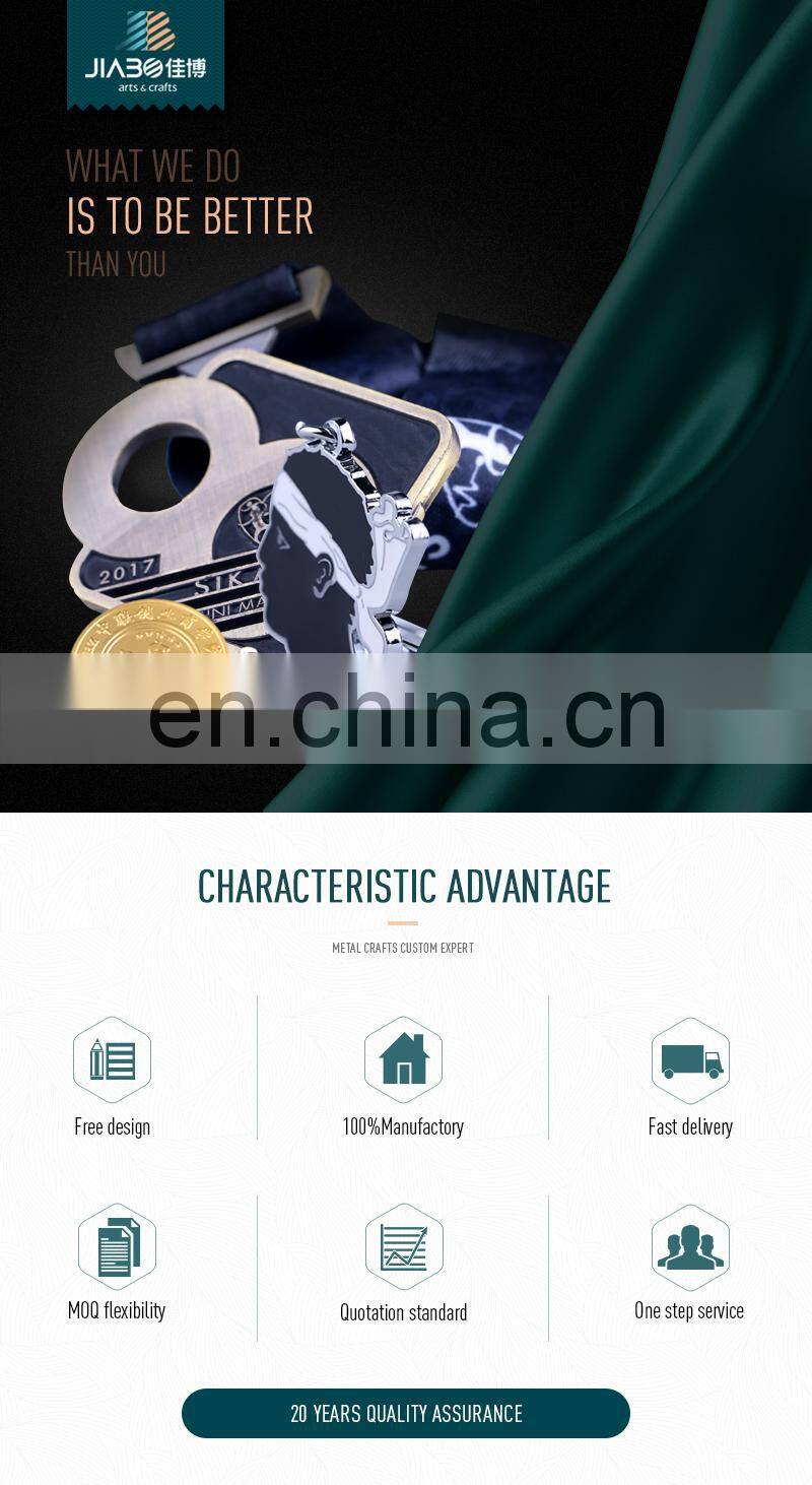 2018 years Souvenir silver replica metal medal honor coins with 3D effect