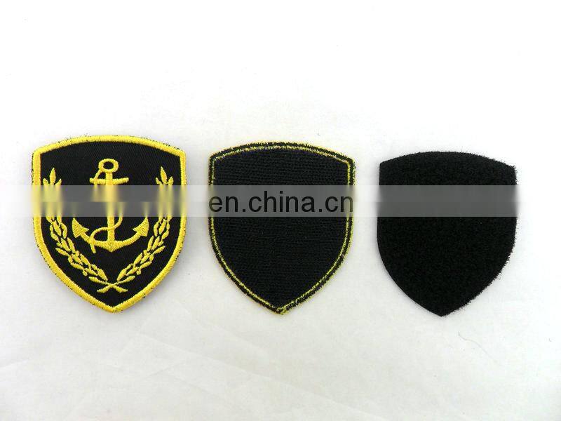 custom pvc rubber embroidery woven patch
