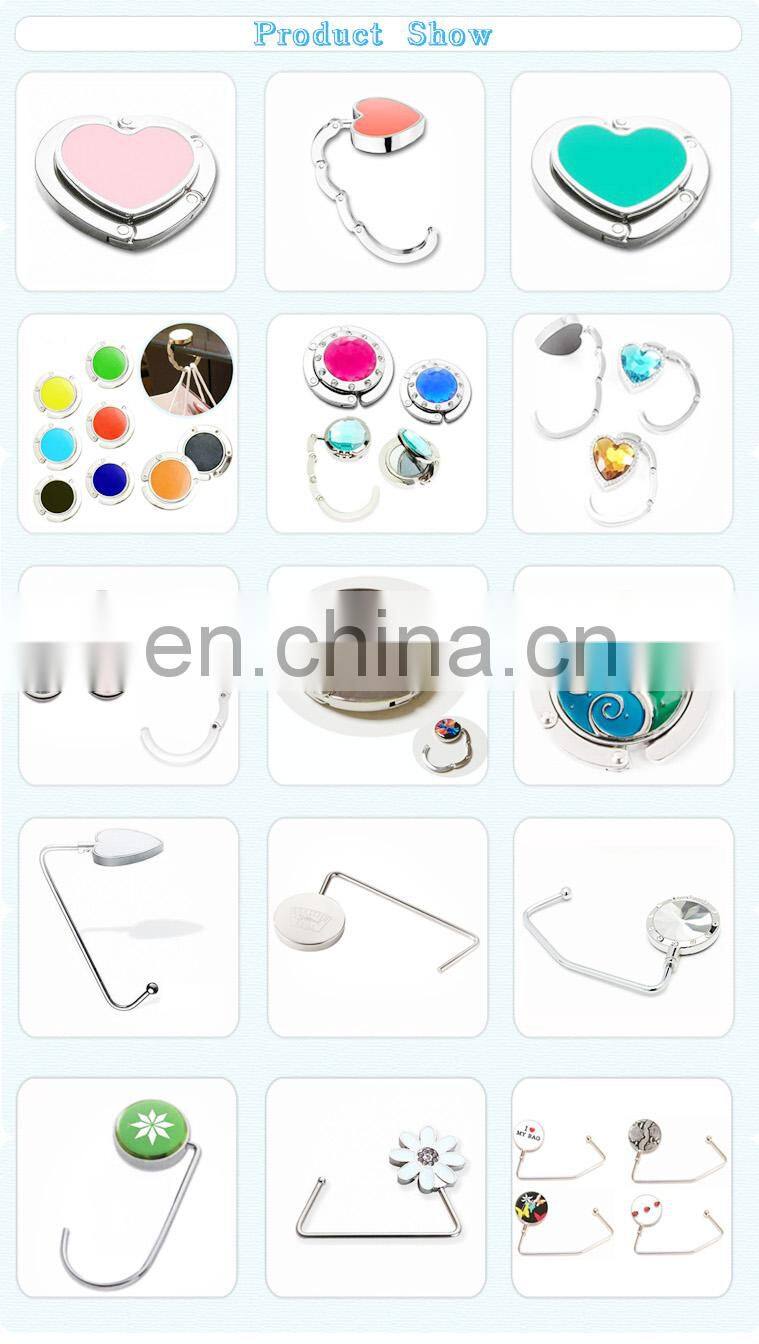 Heart shape purse hanger hook/metal suit hanger