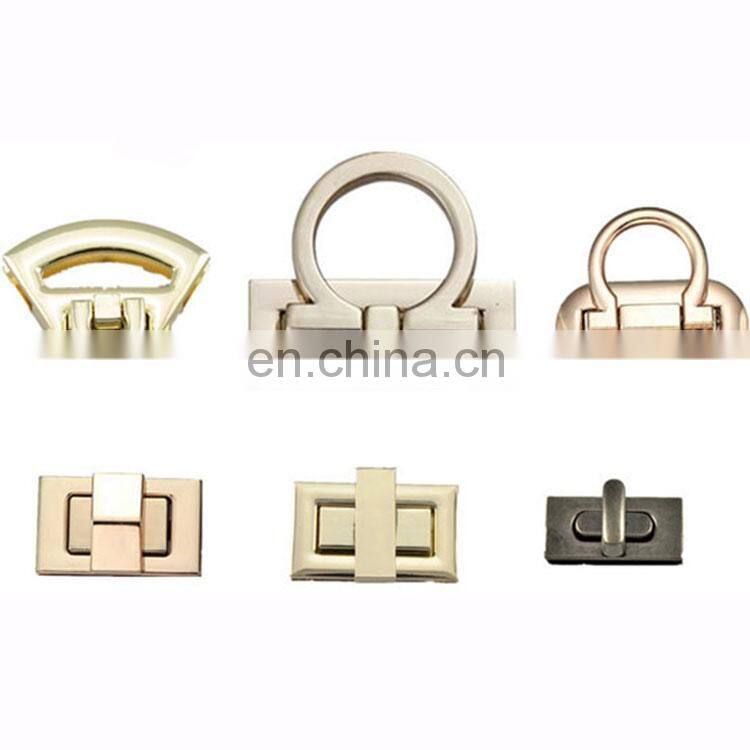 Wholesale Oem Luggage Bag Buckles Long Metal Lock Hardware For Handbag