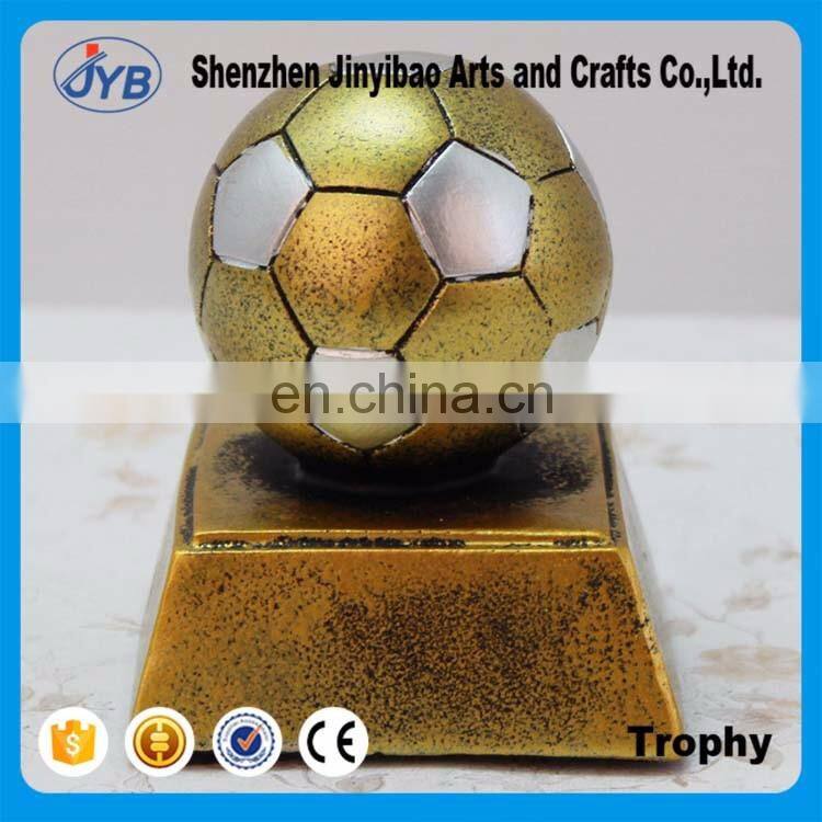 Golden football model Creative trophy ornaments Wholesale of Arts and crafts