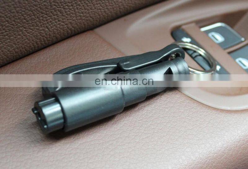Kechain Safety Hammer Keyring Seat Belt Cutter Car Window Glass Breaker