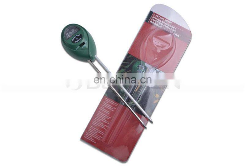 Insert Probe 3 in 1 Mechanical Plant Fertile Moisture Soil Survey PH Tester