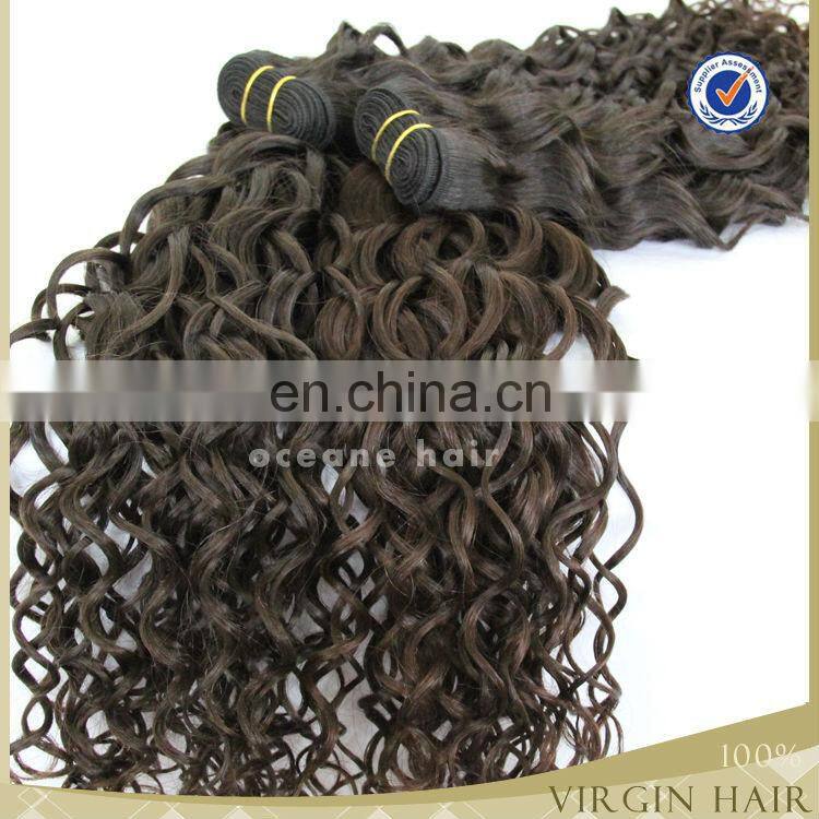 Super quality hot selling free shedding raw unprocessed cambodian loose curly hair wefts