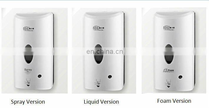 Refillable hand free hand sanitizer dispenser,disposable bag soap dispenser