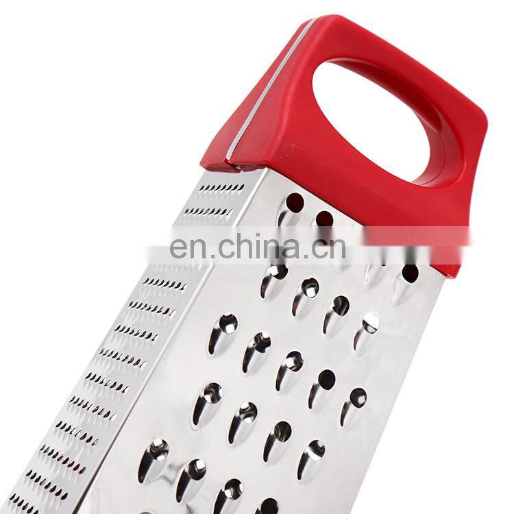 Hot sale Stainless Steel Professional Vegetable Grater with 4 Sides Best for Cheese Vegetables and Potato