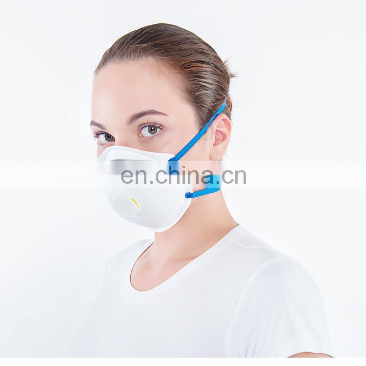 Disposable Mouth Cover Anti PM2.5 Pollution Dust Protective Mask With Valve