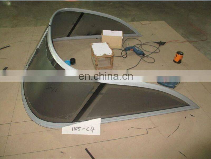 Customized Aluminum Frame Front Windscreen