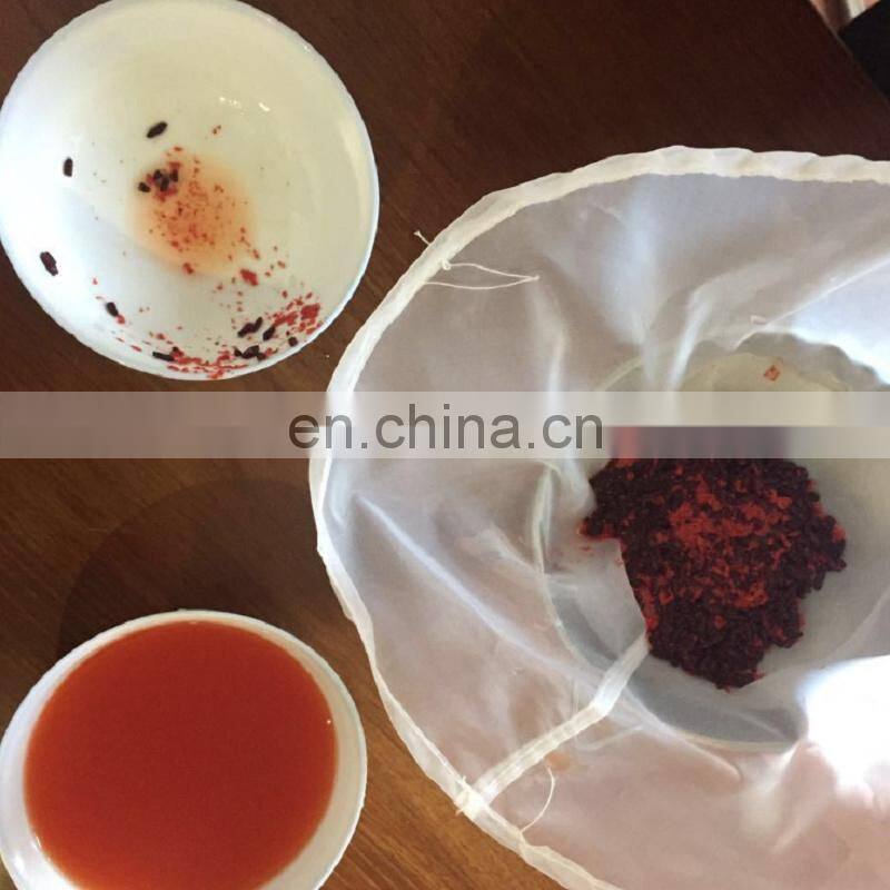 customized size nylon filter milk filter bag