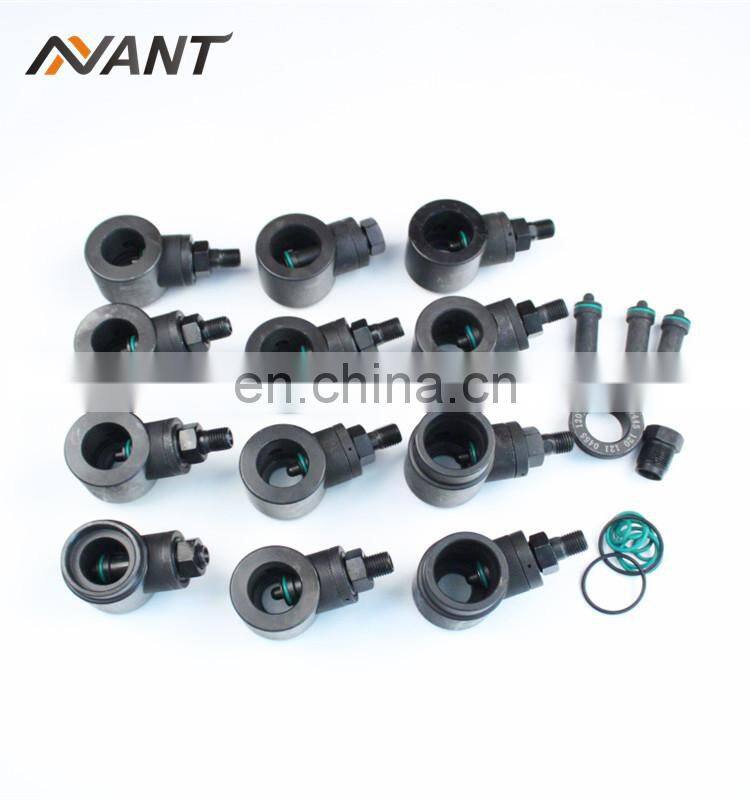 12pcs common rail injector adaptors injector fixtures tools