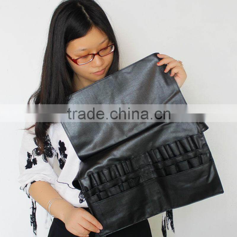 Professional cosmetic makeup brush belt