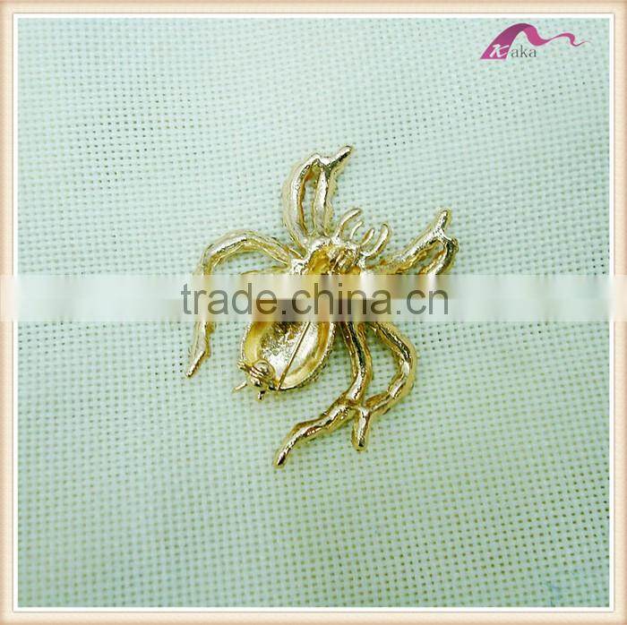 New Designs Full Crystal Faberge Spider Brooch For Men's Suits