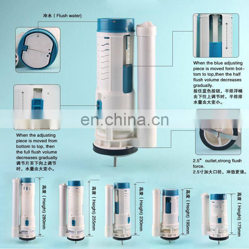 QL-120 Toilet cistern fitting-Dual flush valve