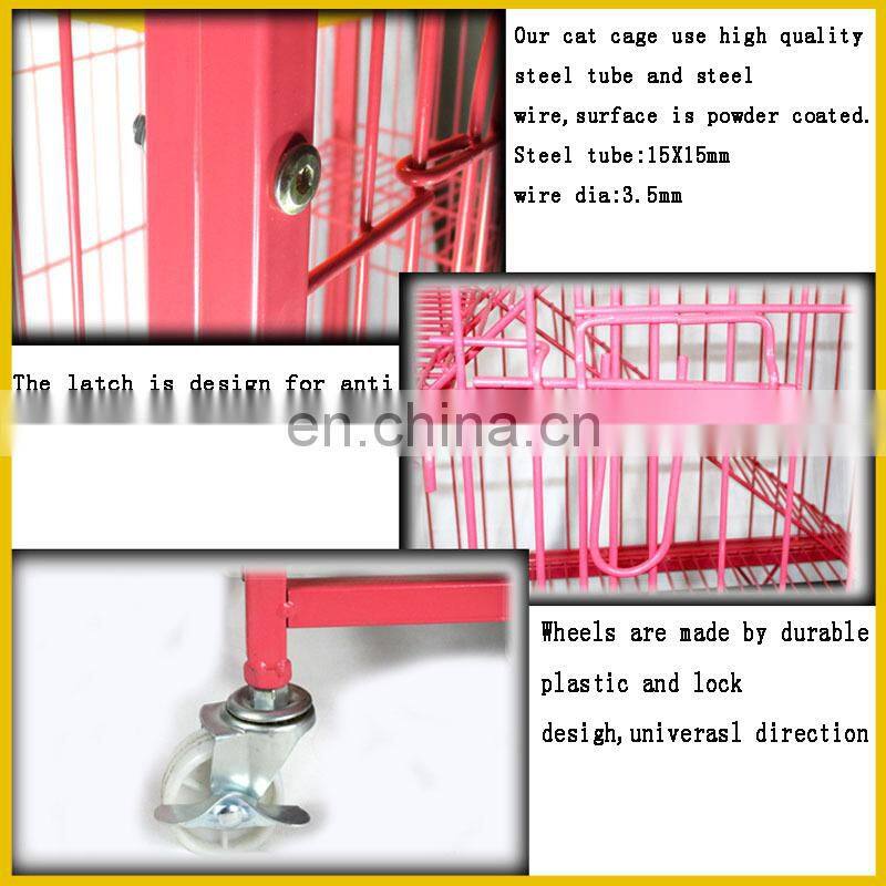 New brand with new design factory direct sale welded wire mesh handmade cat cage hot sale