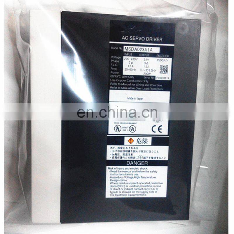 MSMA082A1A+MSDA083A1A AC servo motor driver