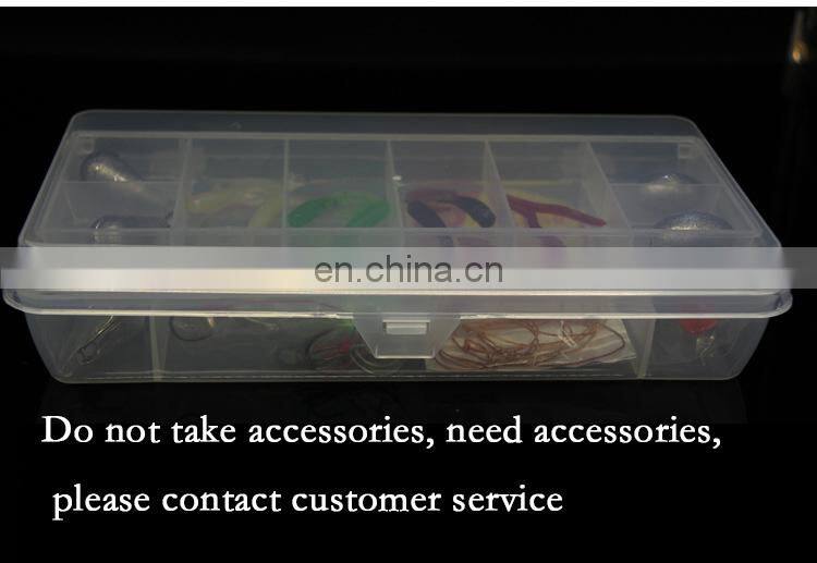 Adjustable Plastic Fishing Lure Hook Tackle Box Storage Case Portable Tackle Multifunctional Organizer two -double Fishing Boxes