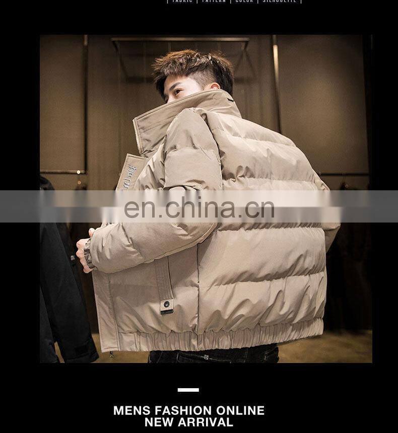 Christmas xmas sale slim coat men's jacket winter overcoat plus size winter Puffer Jacket men's bread bubble coat