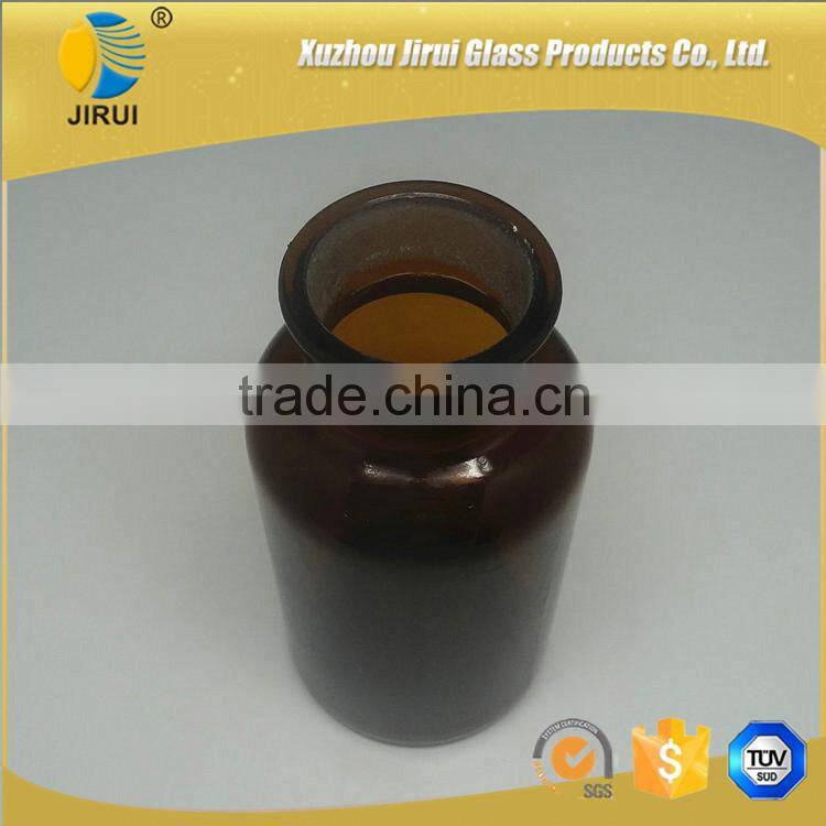 500ml Good Quality Wide Mouth Amber Glass Reagent Bottle