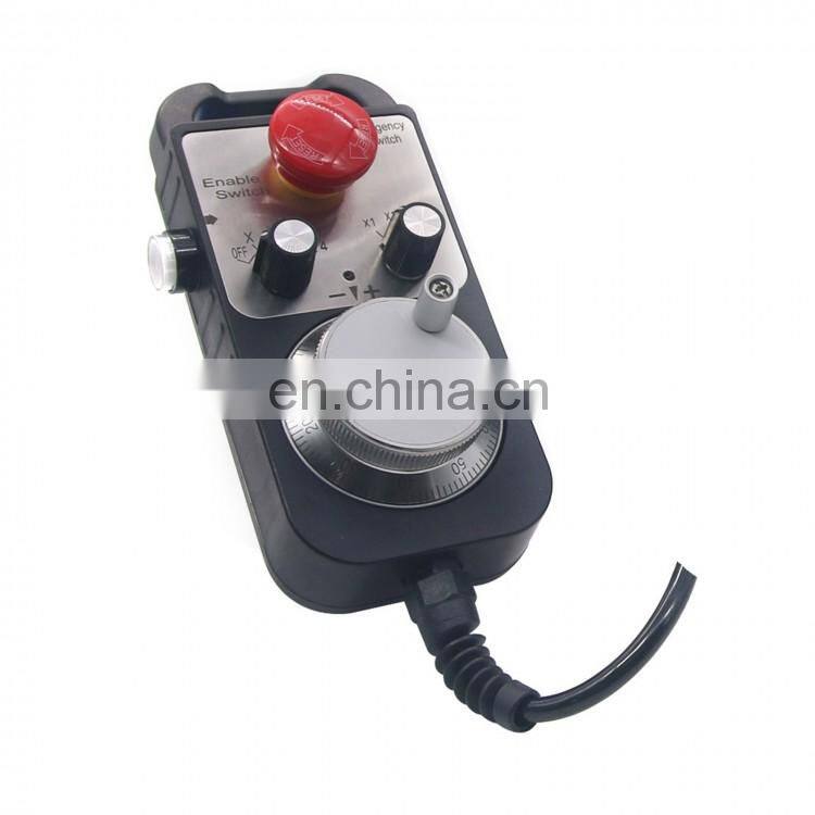 Universal 5V 100PPR 4 Axis MPG Pendant CNC Handwheel with Emergency Stop+ Magnet