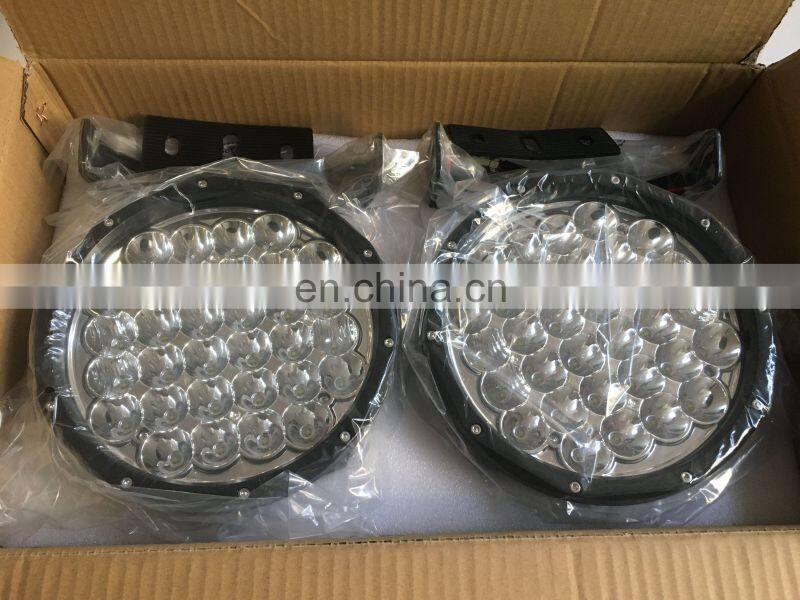 LED6493 LED WORK LIGHT headlight Aluminum Alloy Driving lights spotlights auxiliary lights 9inch spot beam 128w LANTSUN
