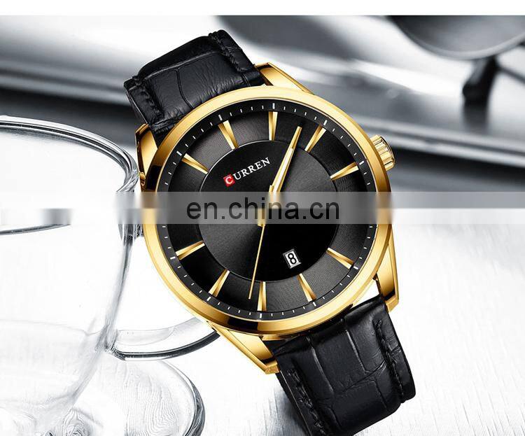 CURREN 8365 Business Quality Quartz Leather Strap Watch Online Price Cheap Wholesale Mens Watches