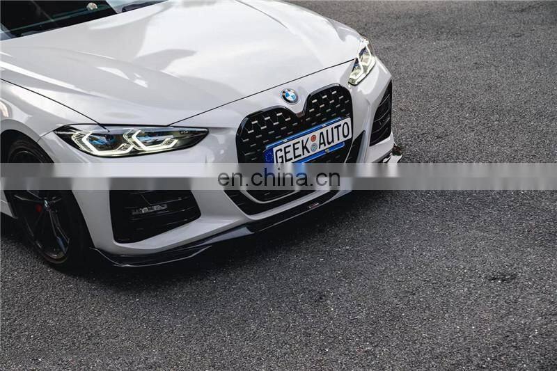Runde Newest G22 For 2021 BMW 4 Series Carbon Fiber Front Lip 425i 430i Modified Dry Carbon Rear Lip