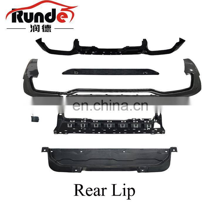 Runde Car Modification For 18+ G02 BMW X4 Upgrade To X4M Body Kit Front Bumper Rear Lip Exhaust Spoiler