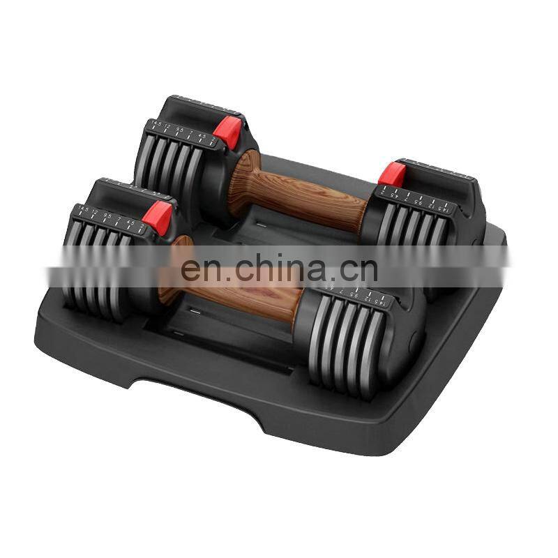 Home Gym Equipment Online Gym Accessories 30LB 15KG Stocked Adjustable Dumbbells Set