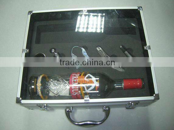 aluminum wine carrier case,wine bottle carrying case
