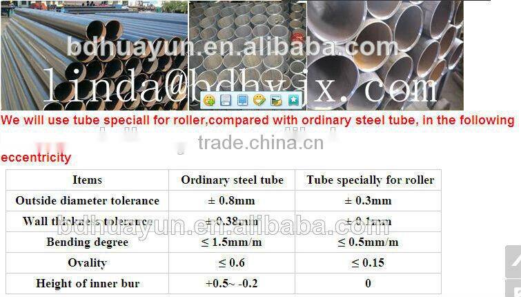 garland conveyor roller with Din steel cotter pin made in baoding factory