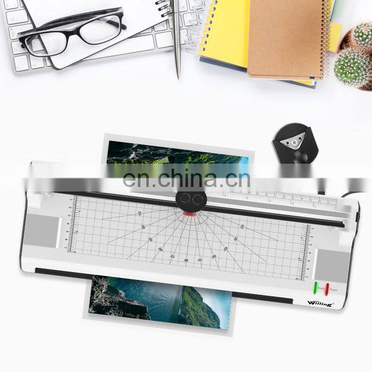card laminator Entry width 330mm  A3 A4 plastic Hot ColdLaminator Office Laminating Machine Manual Table Pouch Laminator
