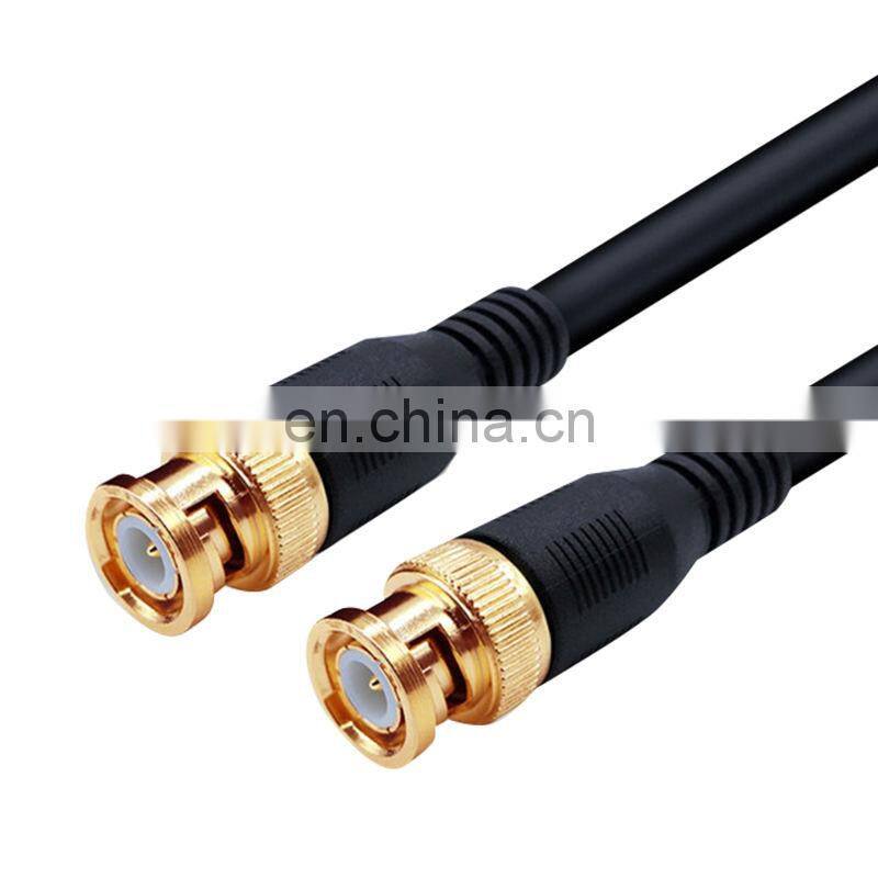 Black CCTV Video Connection Golden Plated BNC CABLE HD Camera Cable 75 Ohm SDI BNC Cable