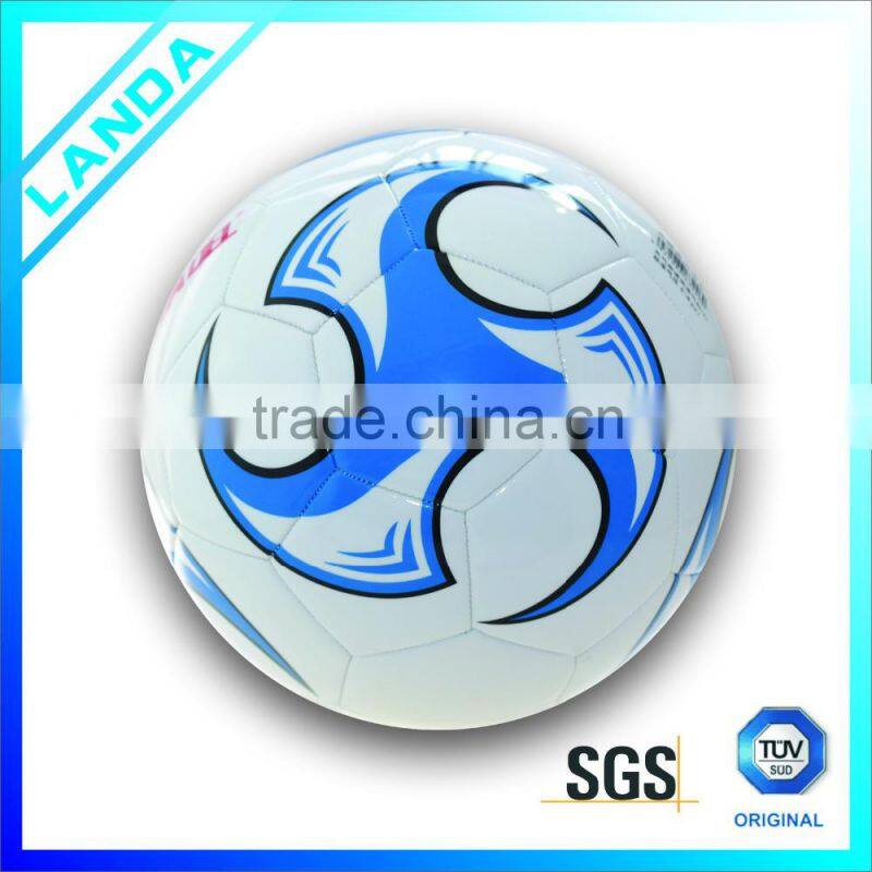 PVC leather machine sititched football soccer ball