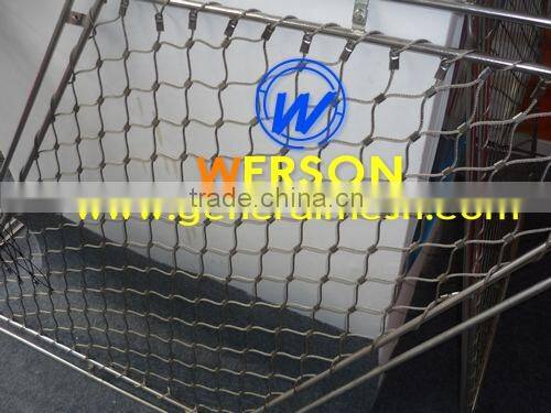 X-TEND cable mesh ,Flexible stainless wire mesh for balustrade,security and wall gardens,hand woven or ferruled | generalmesh