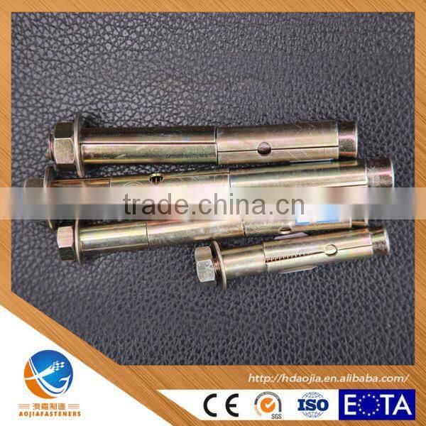 AOJIA ANCHOR made in china Sleeve anchor with hex nut/anchor bolt /expansion bolt for saudi arabia market